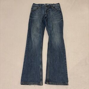 Wrangler Retro Slim Boot Jeans Mens 30x34 Medium Wash Denim Western Grunge